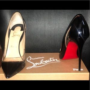 Size 40 (10 in women) red bottom heels